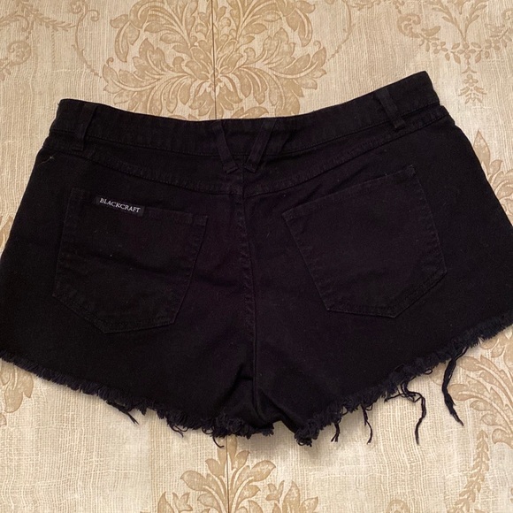 🖤 Black Craft Midnight Denim Shorts 27 - Picture 10 of 13